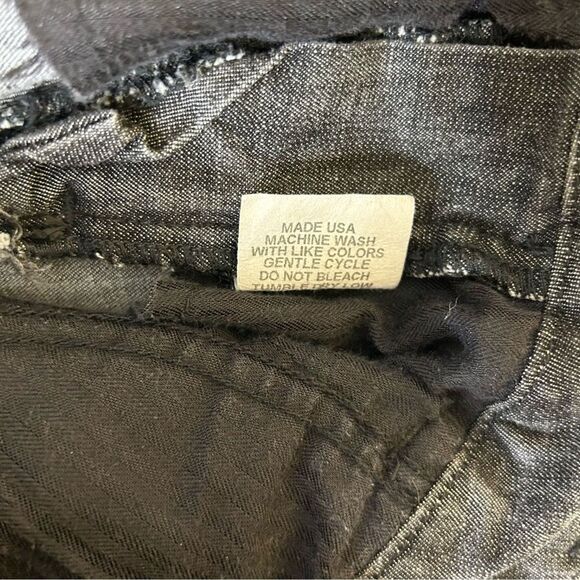 Secret Society Women’s Jeans Bootcut Charcoal Gray Size 28 Center Seams - Picture 7 of 11
